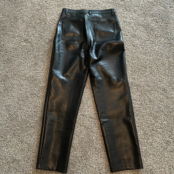 Aritzia Wilfred Melina Pant. High rise, Vegan leather. - Picture 3 of 3